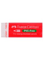 Ластик"PVC-free", прямоугольный, картонный футляр, 63*22*11мм, Faber-Castell
