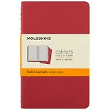 Набор книг для записей Moleskin Cahier Journal Pocket, 3 штуки, мягкая обложка, 32 листа, А6