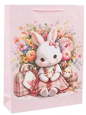 Пакет А3 42,5*33*10 "Bunny" дет., бум.мат.ламинат