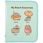 Папка для тетрадей «Pusheen» А5, пластик, на молнии с трёх сторон, Academy Style - 0