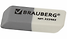 Ластик Brauberg, серо-белые, прямоугольные, скошенные, 3 штуки - 1