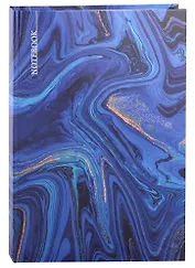 Книга для записей А4 160л кл. "Эмаль" 7БЦ, глянц.ламинация, цв.форзацы