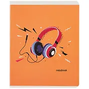 Тетрадь в клетку Listoff, "Энергичный стиль", 48 листов, в ассортименте