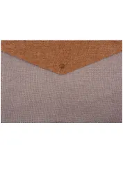 Папка-конверт на кнопке "Лен"