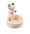 Подсвечник для чайных свечей Котик (полистоун) (8см) (ПВХ бокс) (Candle102) - 1