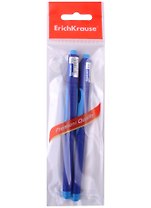 Ручки шариковые Erich Krause, ErgoLine Kids, Ultra Glide Technology, синие 2 штуки