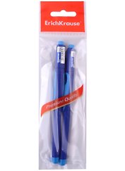 Ручки шариковые Erich Krause, ErgoLine Kids, Ultra Glide Technology, синие 2 штуки