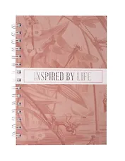 Тетрадь 120 листов, клетка, "Floreale. Coral"