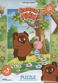 Пазл Step puzzle 60 эл. Винни Пух 81106