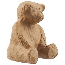 Фигурка из папье-маше объемная Мишка 5*8*7см (АР110)