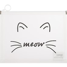 Папка на молнии А5 «Meow», с расширением