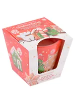 Ароматизированная свеча в стакане Рождественские сладости (115 г) (подарочная упаковка)