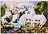 Набор для раскрашивания по номерам ТМ Рыжий Кот Холст Три белых единорога 40х50см Х-3477 - 0