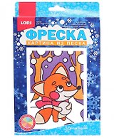 Набор для творчества LORI. Фреска. Картина из песка "Милая лисичка"
