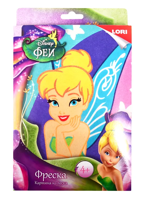 Набор для творчества LORI Фреска. Картина из песка. Disney Динь динь - 0
