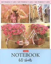 Тетрадь в клетку Hatber, "Моя прекрасная жизнь", 60 листов, в ассортименте