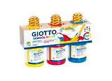 Набор краски на водной основе 3шт. Giotto School Paint 3цвета по 250мл. 542400
