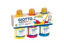 Набор краски на водной основе 3шт. Giotto School Paint 3цвета по 250мл. 542400