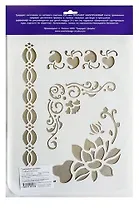 Трафареты для стен Цветы №2 22*31см ВНТ-50