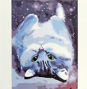 Картина-раскраска по номерам «Серая кошечка», 17 х 22 см, на подрамнике, Рыжий Кот