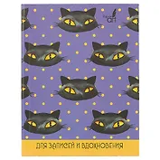 Записная книжка «Хитрые кошки», 96 листов, А6+