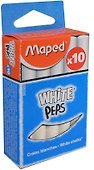 Мелки белые круглые, 10 штук, Maped - 2