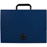 Портфель А4 12отд. "Matt Classic" пластик, синий, инд.уп., Erich Krause