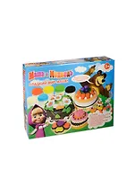 Набор для лепки Сладкий мир Маши (24057) (6цв.х45гр.) (14 форм.+аксес.+клеенка) (Маша и Медведь) (3+) (коробка)