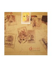 Наклейки Марки" в крафт-конверте, 6 листов, 2 вида"