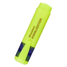 Текстовыделитель жёлтый 1-5 мм, GoodMark