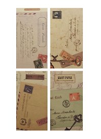 Записная книжка «Ключи» А6, 40 листов, сшивка, Haich, в ассортименте