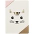 Тетрадь в клетку Pink cat, 32 листа - 0