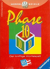 Настольная игра «Фаза 10 с кубиком»