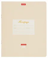 Тетрадь в косую линейку Hatber, "Пастель", 12 листов, персиковая