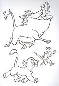 Disney Король Лев. Водная раскраска (мини) - 1