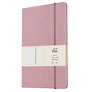 Книга для записей А4- 96л кл. "Joy Book. Розовая вуаль" иск.кожа, тонир.блок, скругл.углы, ляссе, резинка