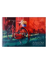 Альбом для рисования Listoff, "Лето", А4, 40 листов, на гребне