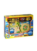 Игр. набор завод. игрушек Bebelot Автобусный тур (BBA1606-003) (6см) (2шт) (+дорож. знаки+трек) (3+) (коробка)