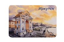 Магнит картон Московские Триумфальные ворота (Иркутск) (МК/321/005)