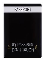 Обложка для паспорта My passport Don’t touch (ПВХ бокс) (ОП2018-195)