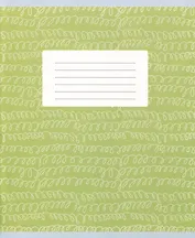 Тетрадь в клетку Listoff, "Нежный орнамент", 12 листов, в ассортименте