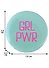 Значок круглый «Girl Power», металл, 38 см - 1
