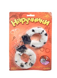 Наручники меховые далматин (329106)