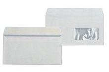 Конверт Е65 (110х220), 90г, окно справа, силик.лента, Курт