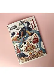 Тетрадь в клетку "Карта Петербурга", А5, 24 листа