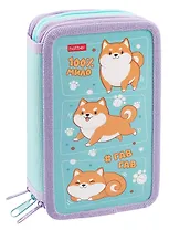 Пенал 3 отделения "Озорной хвостик" 19*11 см