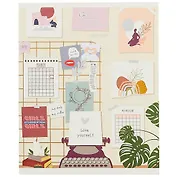 Тетрадь в клетку Listoff, For girls, 48 листов, в ассортименте