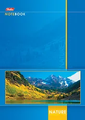 Блокнот А5 64л кл."Романтические пейзажи" склейка, тонир.блок, цв.обл, офсет, Hatber