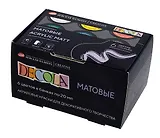 Краски акриловые 06цв 20мл "Декола" матовые, банка, к/к, ЗХК