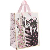 Пакет А5 23*18*10 Flower Cats жен., бум.мат.ламинат - 0